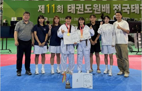 경주시청 태권도팀, 태권도원배 전국선수권 개인종합 3위 기사 이미지
